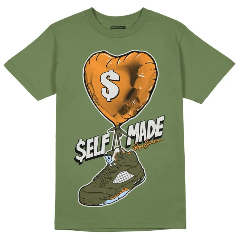 Olive 5s DopeSkill Olive T-shirt Self Made Graphic sold by DopeSkill