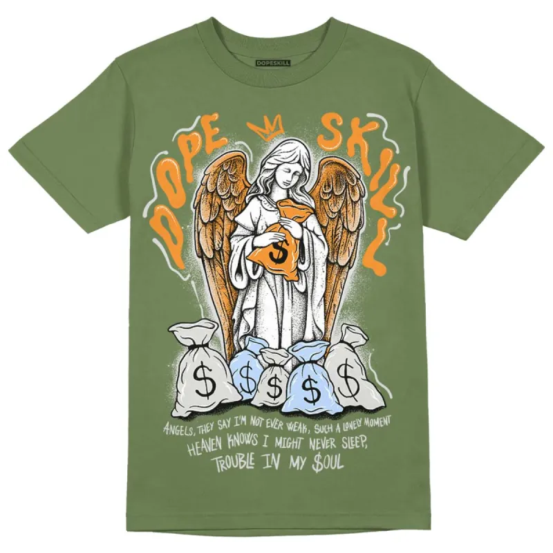 Olive 5s DopeSkill Olive T-shirt Angels Graphic made by DopeSkill