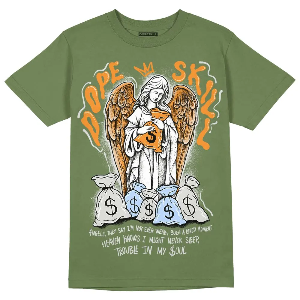 Olive 5s DopeSkill Olive T-shirt Angels Graphic sold by DopeSkill