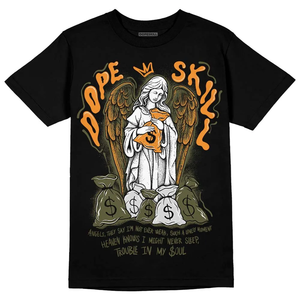 Olive 5s DopeSkill T-Shirt Angels Graphic sold by DopeSkill product image thumbnail 2