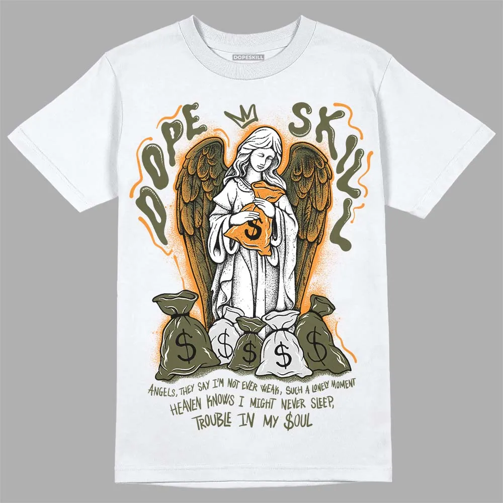 Olive 5s DopeSkill T-Shirt Angels Graphic sold by DopeSkill