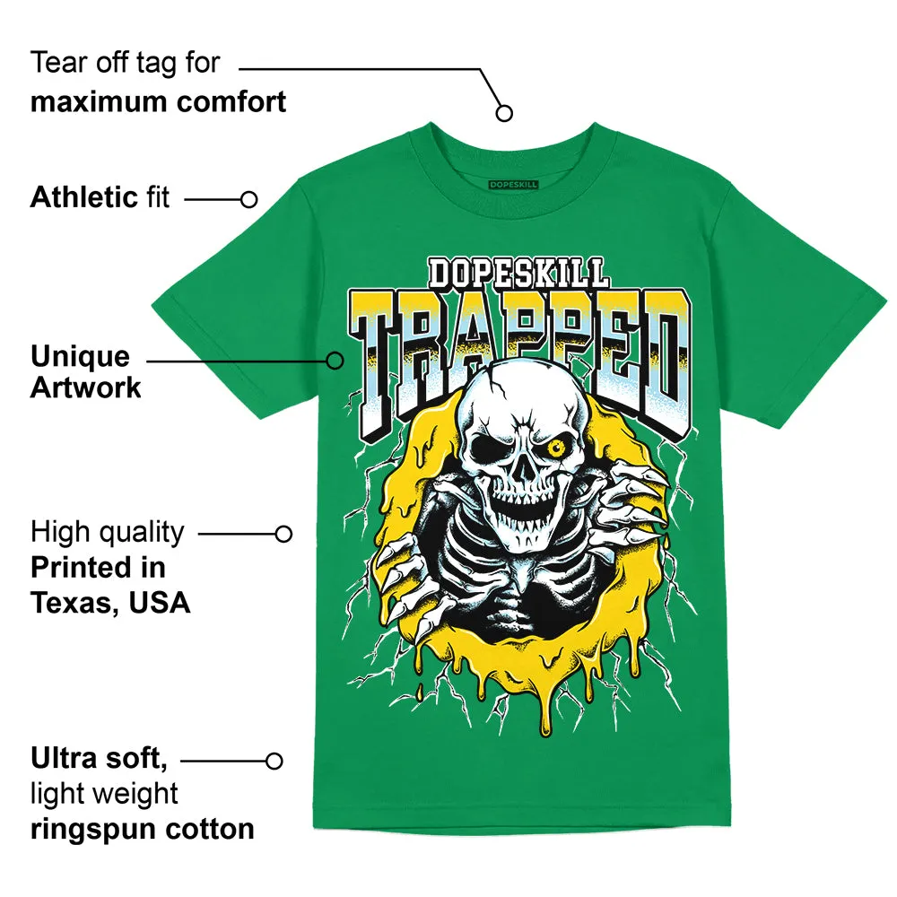 Lucky Green 5s DopeSkill Green T-shirt Trapped Halloween Graphic sold by DopeSkill product image thumbnail 2