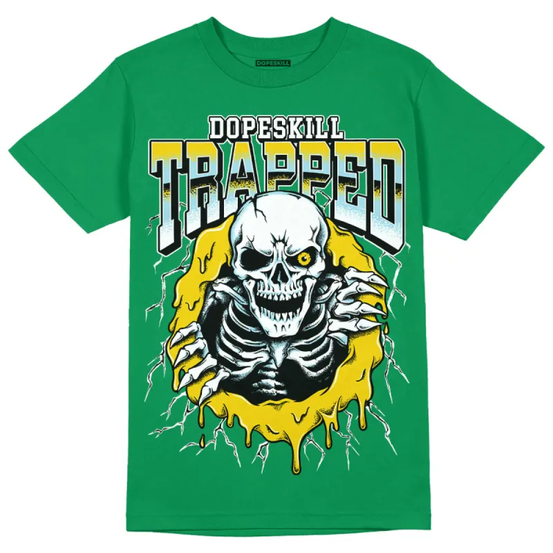 Lucky Green 5s DopeSkill Green T-shirt Trapped Halloween Graphic sold by DopeSkill