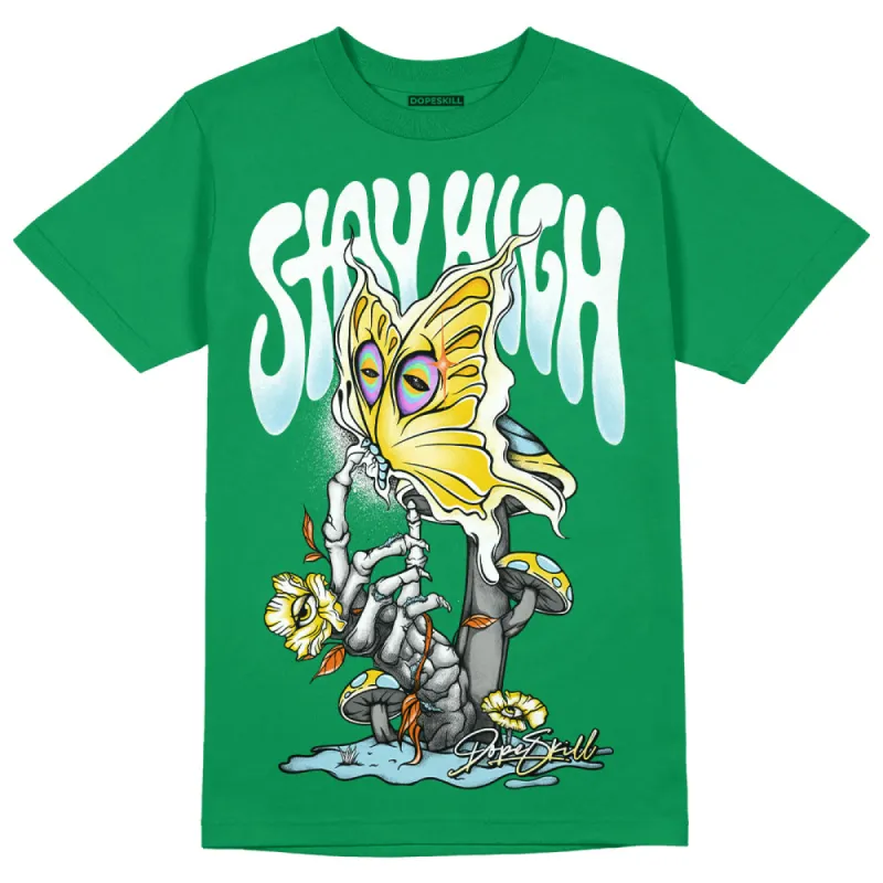 Lucky Green 5s DopeSkill Green T-shirt Stay High Graphic sold by DopeSkill