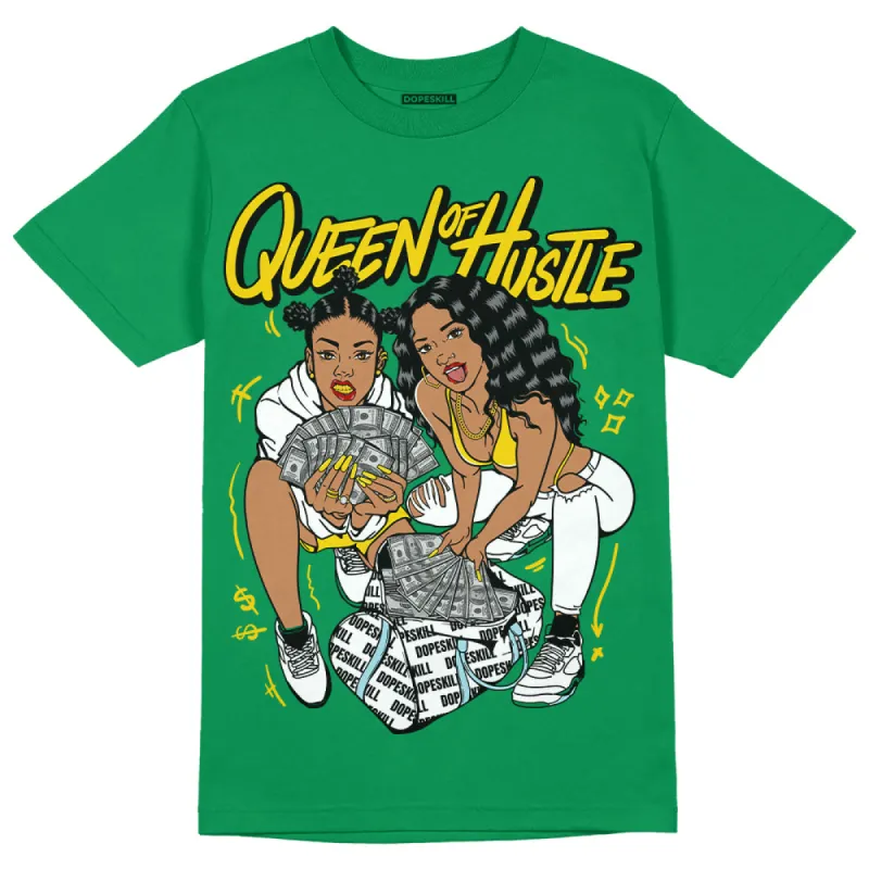 Lucky Green 5s DopeSkill Green T-shirt Queen Of Hustle Graphic sold by DopeSkill