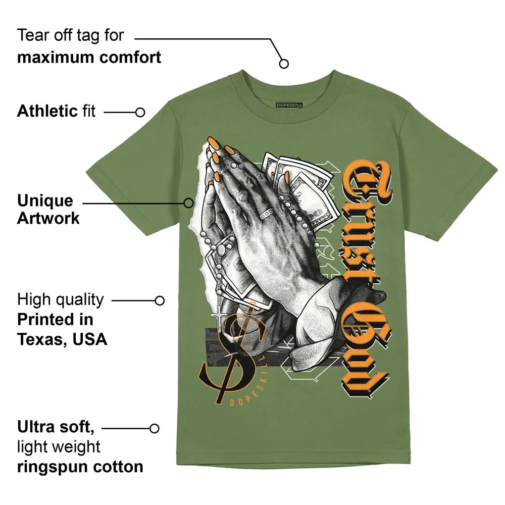 Olive 5s DopeSkill Olive T-shirt Trust God Graphic sold by DopeSkill product image thumbnail 2