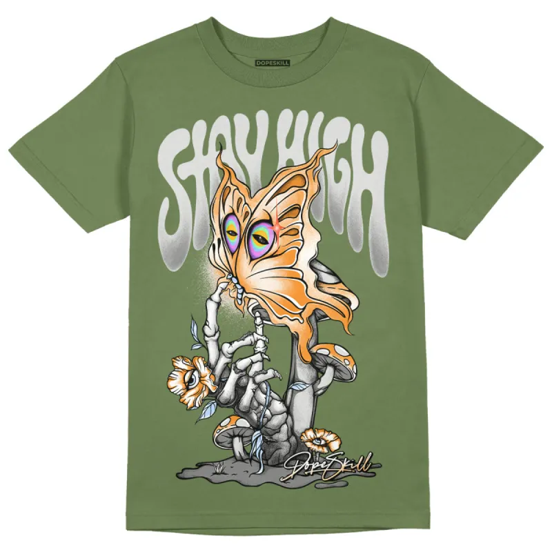 Olive 5s DopeSkill Olive T-shirt Stay High Graphic sold by DopeSkill