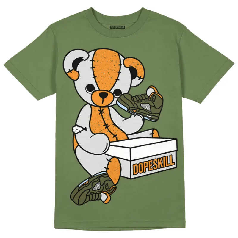 Olive 5s DopeSkill Olive T-shirt Sneakerhead BEAR Graphic sold by DopeSkill