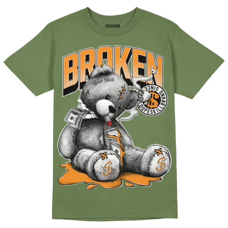 Olive 5s DopeSkill Olive T-shirt Sick Bear Graphic sold by DopeSkill