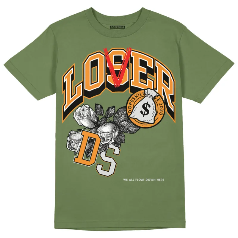 Olive 5s DopeSkill Olive T-shirt Loser Lover Graphic made by DopeSkill