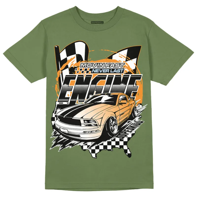 Olive 5s DopeSkill Olive T-shirt ENGINE Tshirt Graphic made by DopeSkill