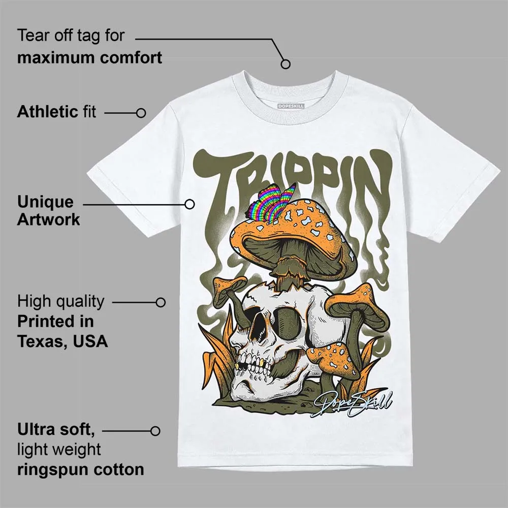 Olive 5s DopeSkill T-Shirt Trippin Graphic sold by DopeSkill product image thumbnail 3