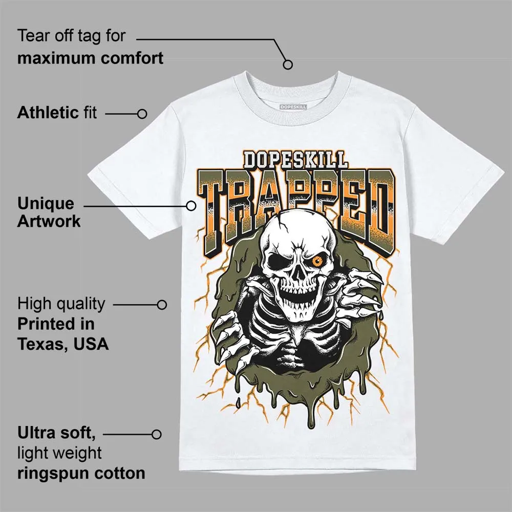 Olive 5s DopeSkill T-Shirt Trapped Halloween Graphic sold by DopeSkill product image thumbnail 3