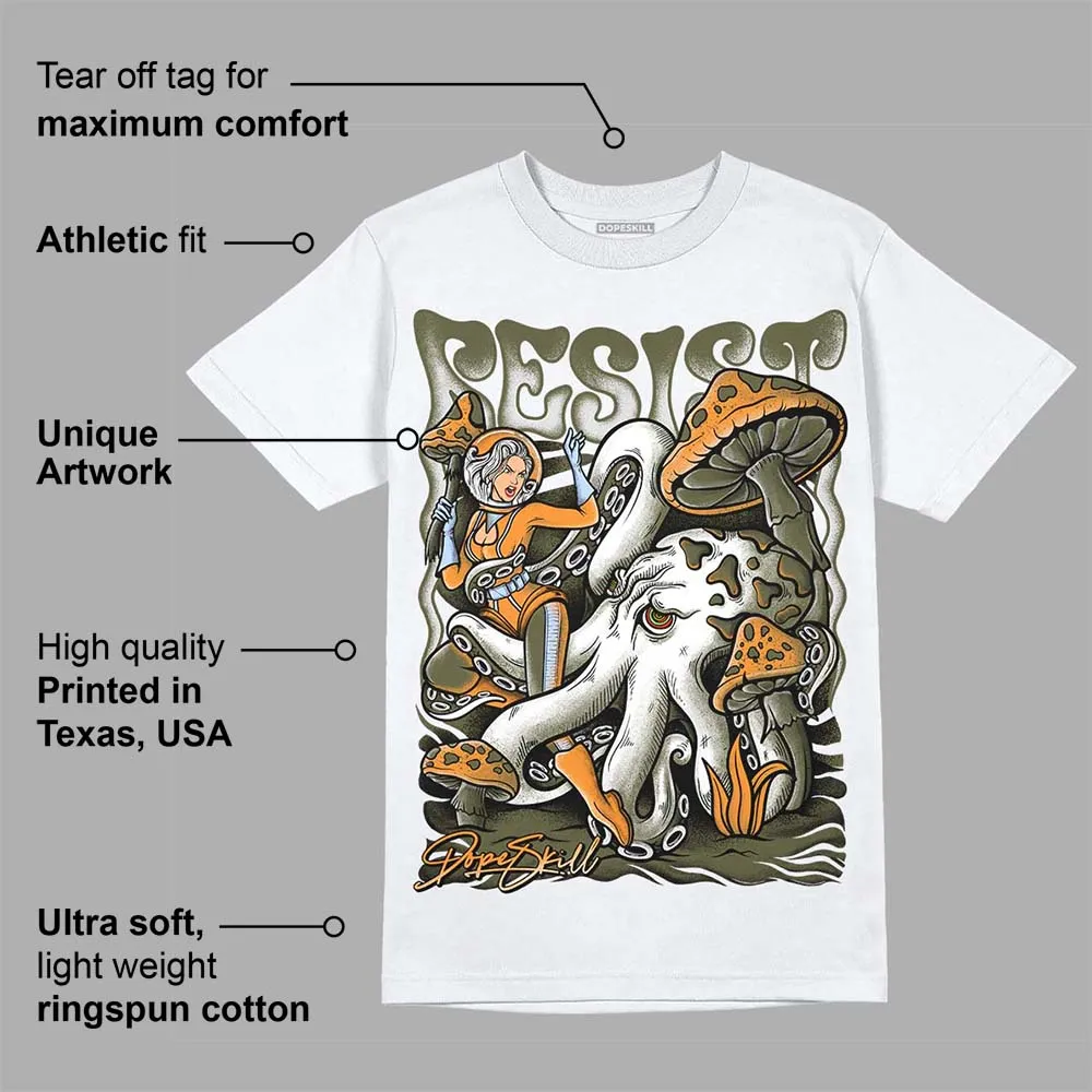 Olive 5s DopeSkill T-Shirt Resist Graphic sold by DopeSkill product image thumbnail 3