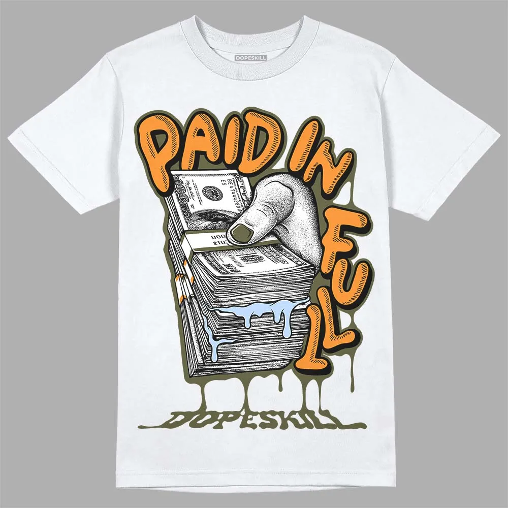 Olive 5s DopeSkill T-Shirt Paid In Full Graphic sold by DopeSkill