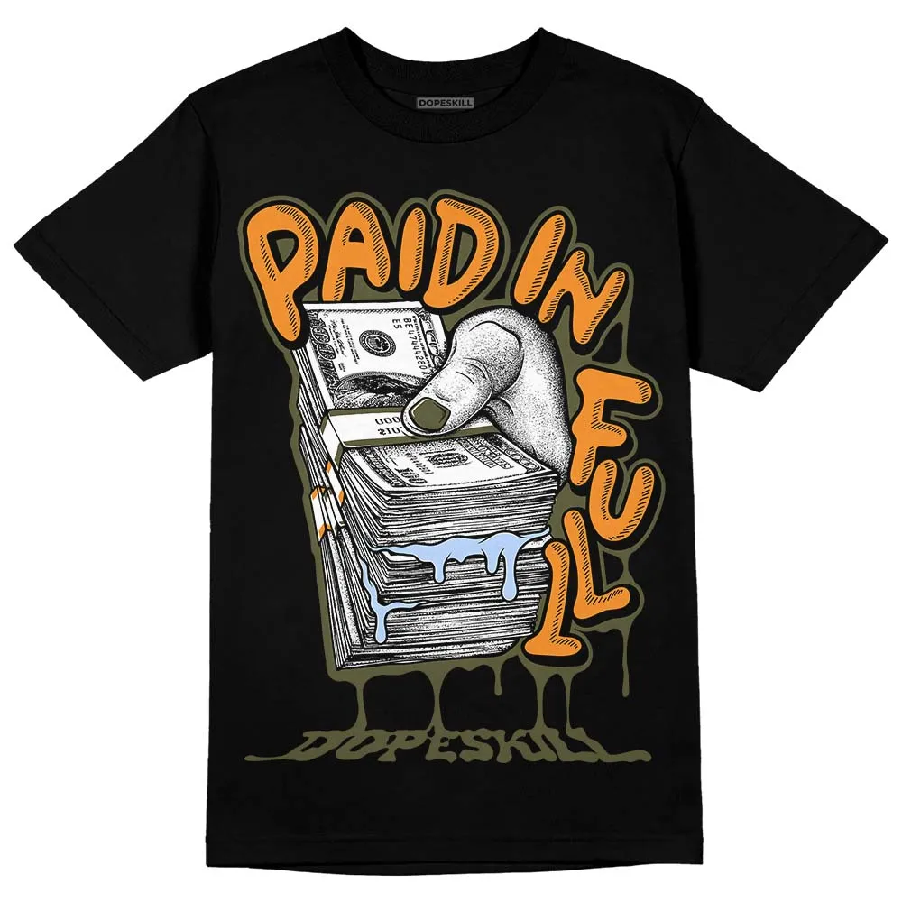 Olive 5s DopeSkill T-Shirt Paid In Full Graphic sold by DopeSkill product image thumbnail 2
