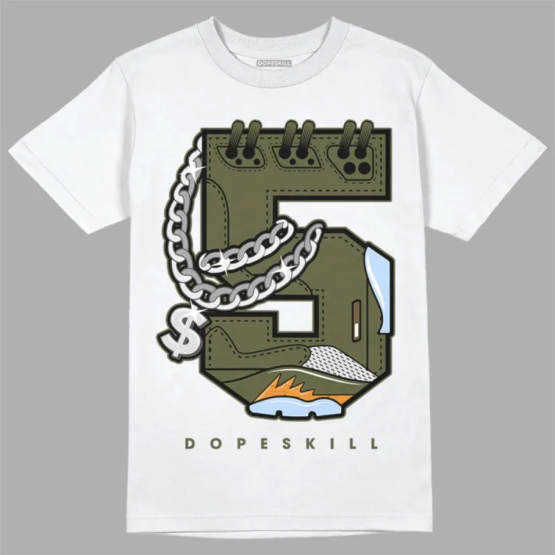Olive 5s DopeSkill T-Shirt No.5 Graphic made by DopeSkill