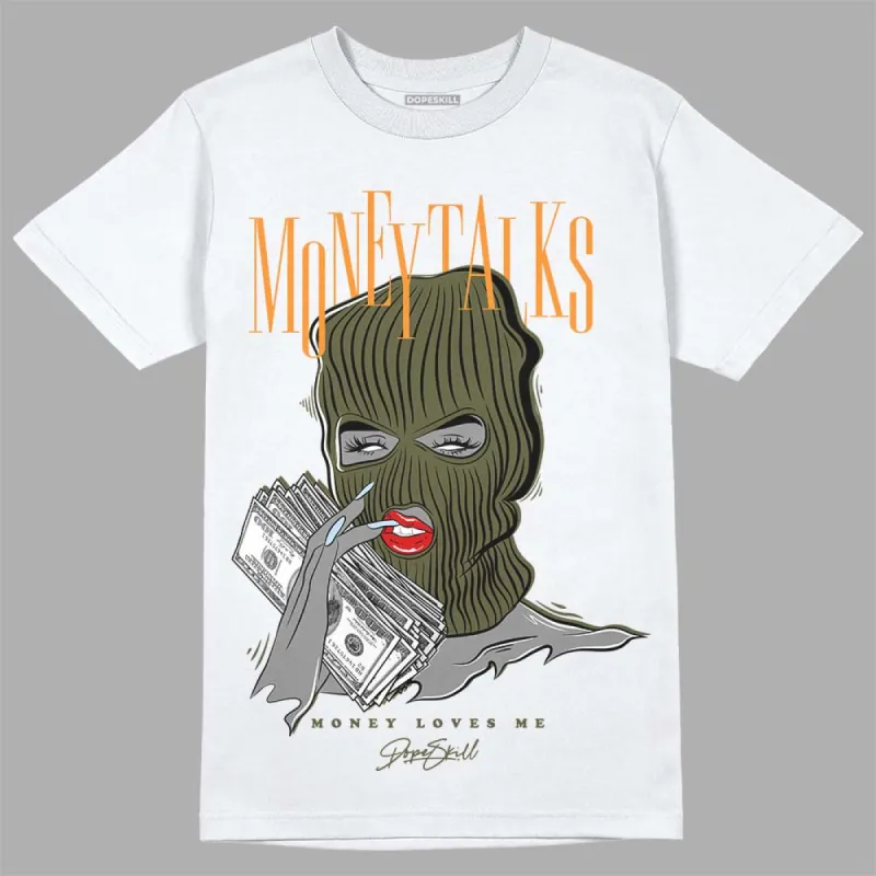 Olive 5s DopeSkill T-Shirt Money Talks Graphic sold by DopeSkill