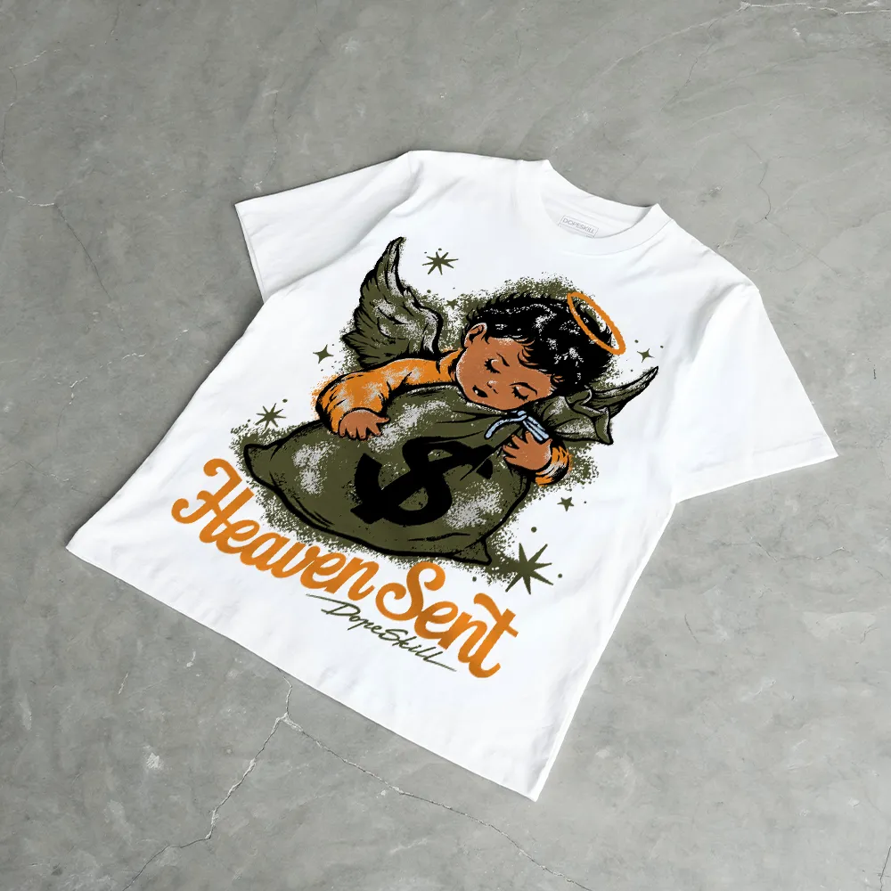 Olive 5s DopeSkill T-Shirt Heaven Sent Graphic sold by DopeSkill product image thumbnail 3