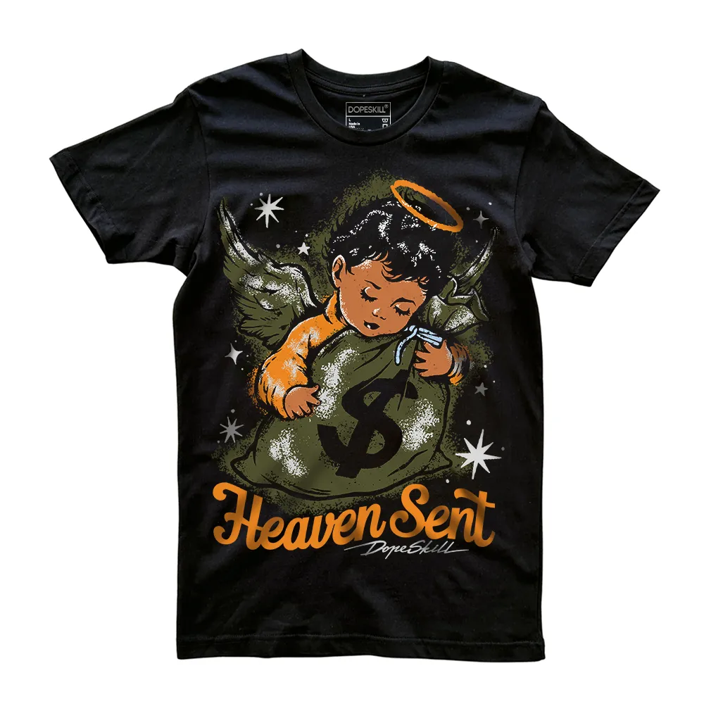 Olive 5s DopeSkill T-Shirt Heaven Sent Graphic sold by DopeSkill product image thumbnail 2
