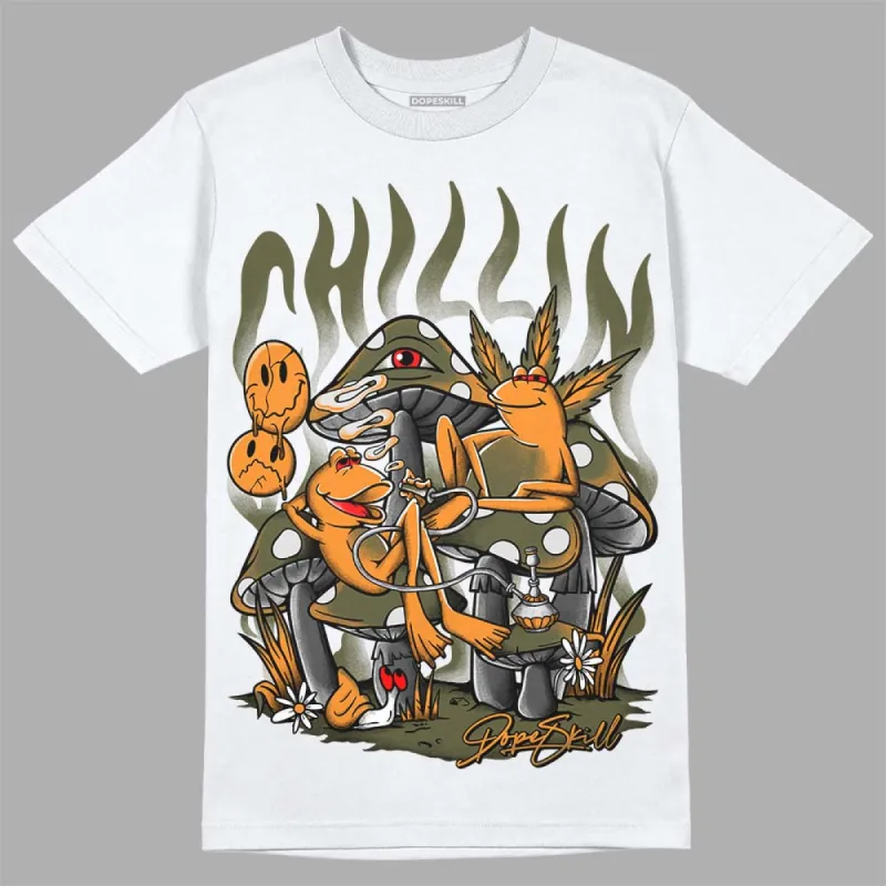Olive 5s DopeSkill T-Shirt Chillin Graphic sold by DopeSkill