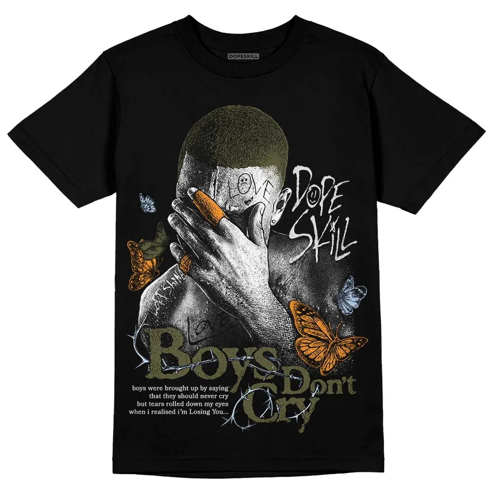 Olive 5s DopeSkill T-Shirt Boys Don't Cry Graphic sold by DopeSkill product image thumbnail 2