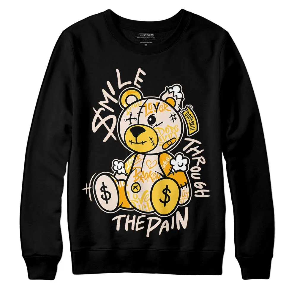 Sail 4s DopeSkill Sweatshirt Smile Through The Pain Graphic sold by DopeSkill