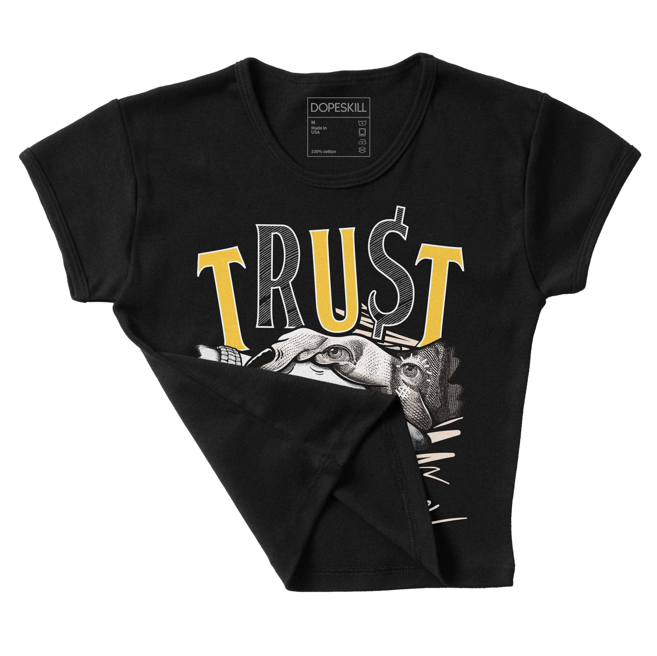 Sail 4s DopeSkill Women's Crop Top Trust No One Graphic sold by DopeSkill product image thumbnail 3