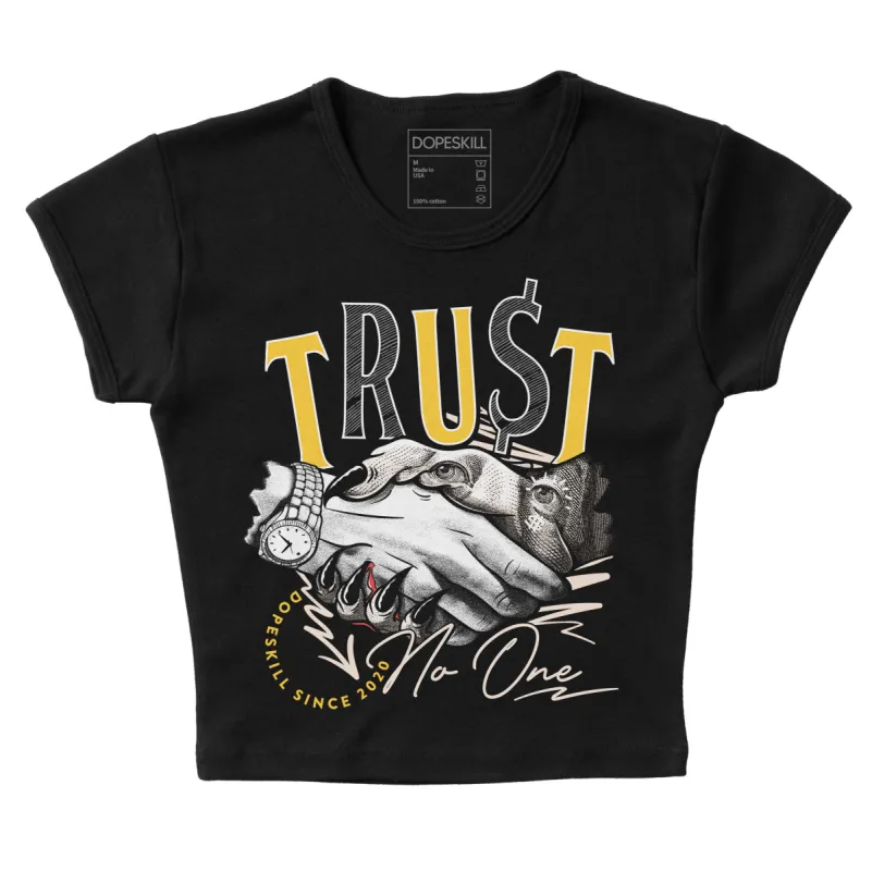 Sail 4s DopeSkill Women's Crop Top Trust No One Graphic sold by DopeSkill