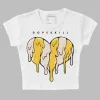 Sail 4s DopeSkill Women's Crop Top Slime Drip Heart Graphic sold by DopeSkill