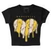 Sail 4s DopeSkill Women's Crop Top Slime Drip Heart Graphic sold by DopeSkill