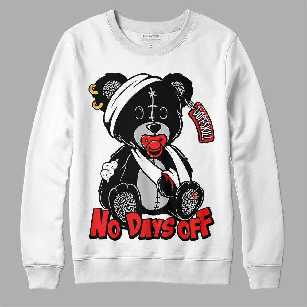 AJ Spizike Bred DopeSkill Sweatshirt Hurt Bear Graphic sold by DopeSkill product image thumbnail 2