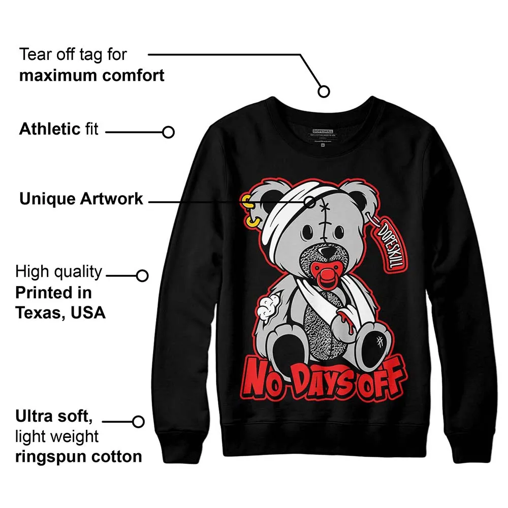 AJ Spizike Bred DopeSkill Sweatshirt Hurt Bear Graphic sold by DopeSkill product image thumbnail 3