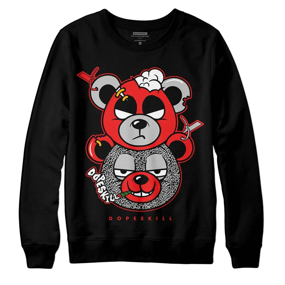 AJ Spizike Bred DopeSkill Sweatshirt New Double Bear Graphic sold by DopeSkill