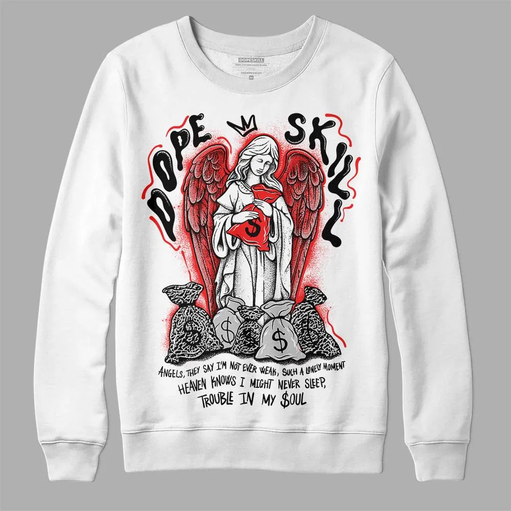 AJ Spizike Bred DopeSkill Sweatshirt Angels Graphic sold by DopeSkill product image thumbnail 2