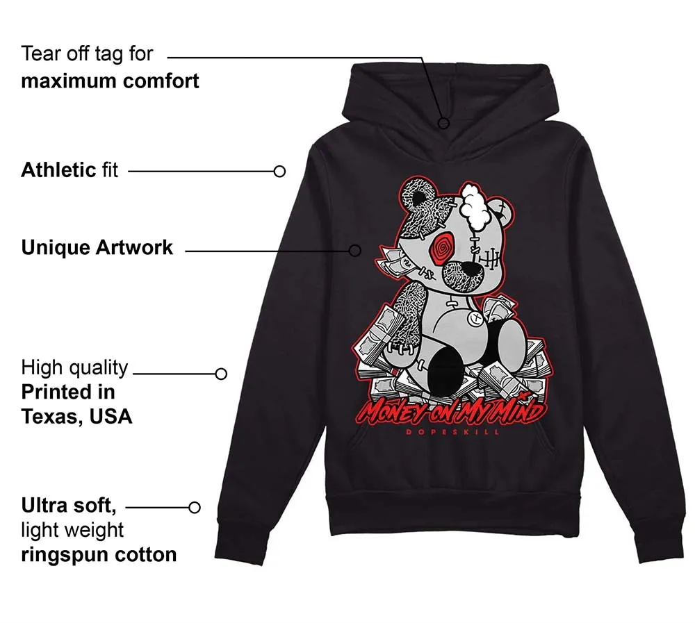 AJ Spizike Bred DopeSkill Hoodie Sweatshirt MOMM Bear Graphic sold by DopeSkill product image thumbnail 3
