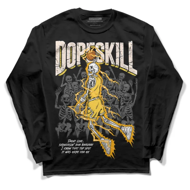 Sail 4s DopeSkill Long Sleeve T-Shirt Thunder Dunk Graphic sold by DopeSkill