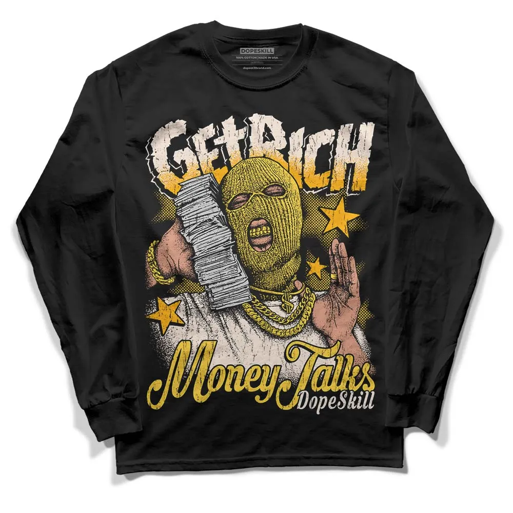 Sail 4s DopeSkill Long Sleeve T-Shirt Get Rich Graphic sold by DopeSkill