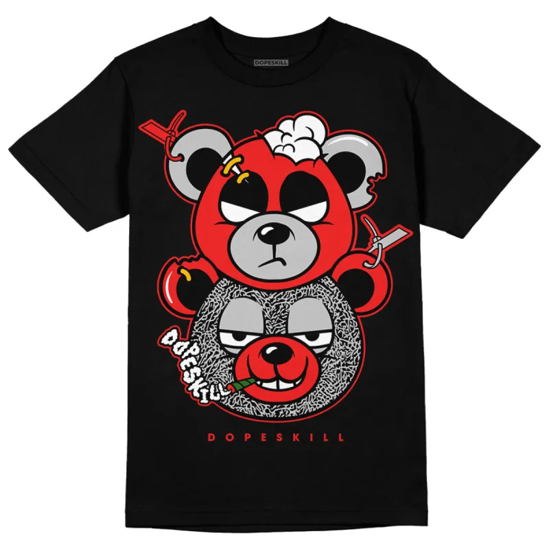 AJ Spizike Bred DopeSkill T-Shirt New Double Bear Graphic sold by DopeSkill