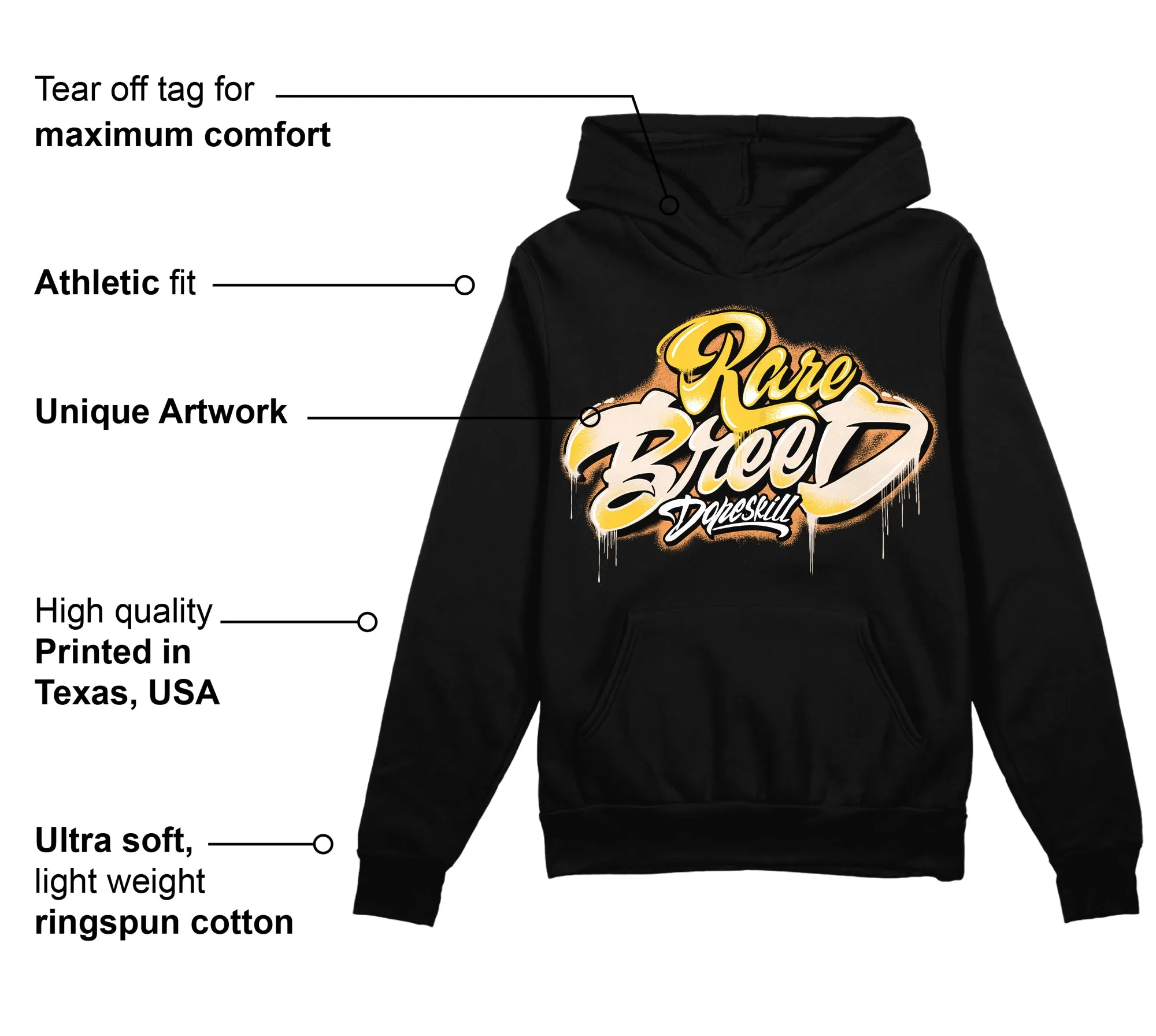 Sail 4s DopeSkill Hoodie Sweatshirt Rare Breed Type Graphic sold by DopeSkill product image thumbnail 3