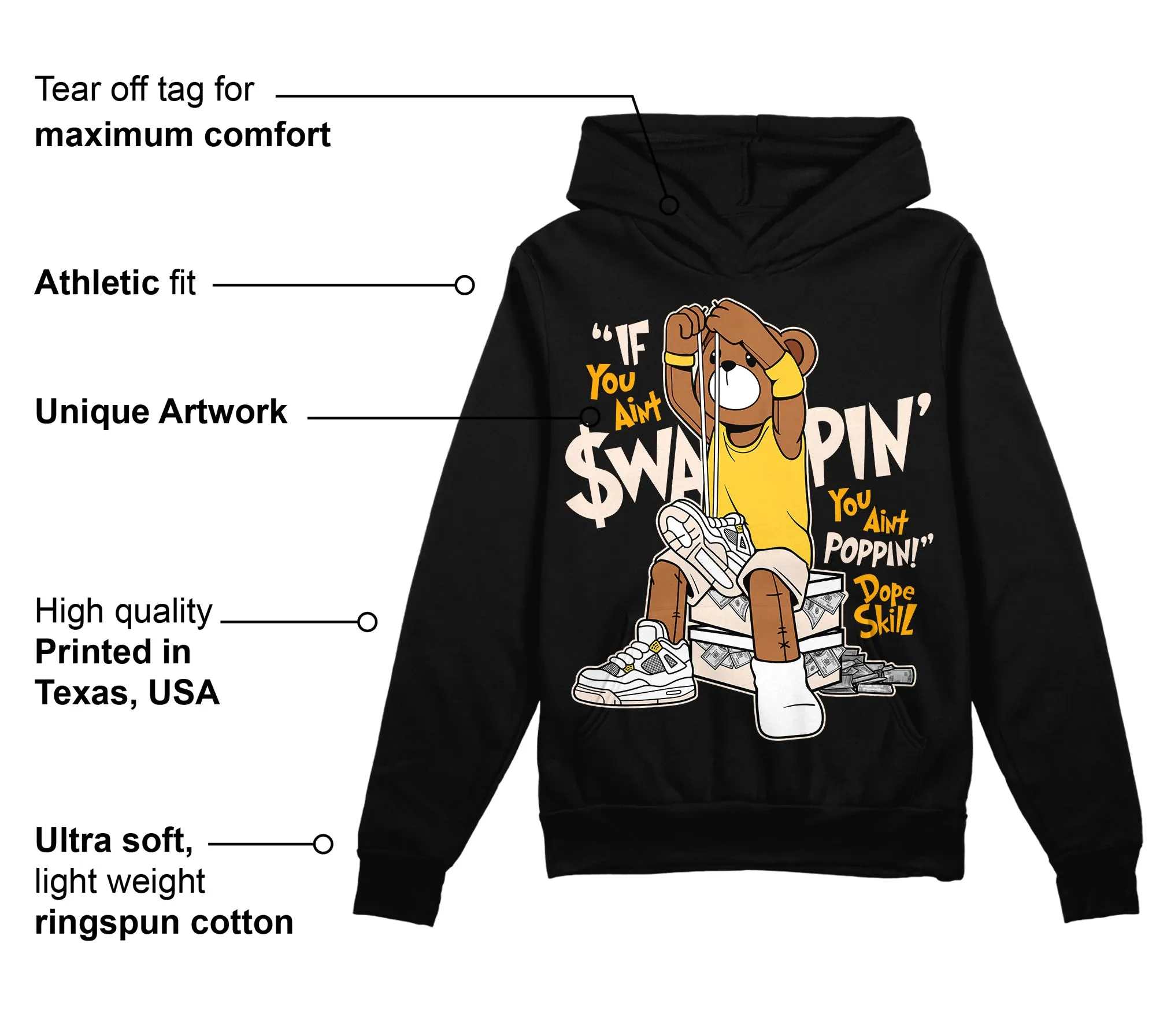 Sail 4s DopeSkill Hoodie Sweatshirt If You Aint Graphic sold by DopeSkill product image thumbnail 3