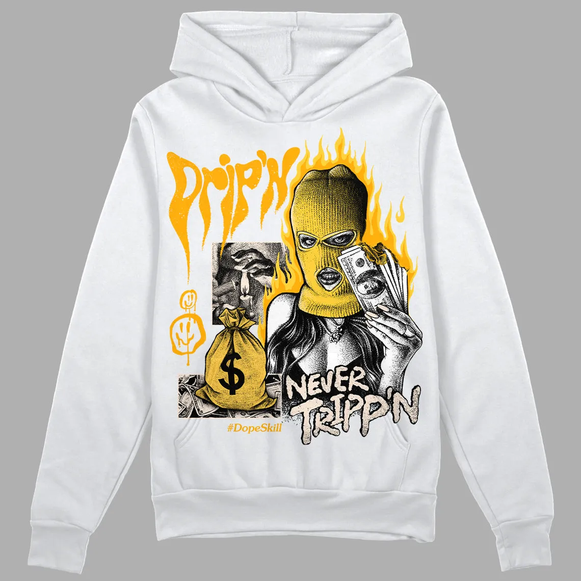 Sail 4s DopeSkill Hoodie Sweatshirt Drip'n Never Tripp'n Graphic sold by DopeSkill product image thumbnail 2