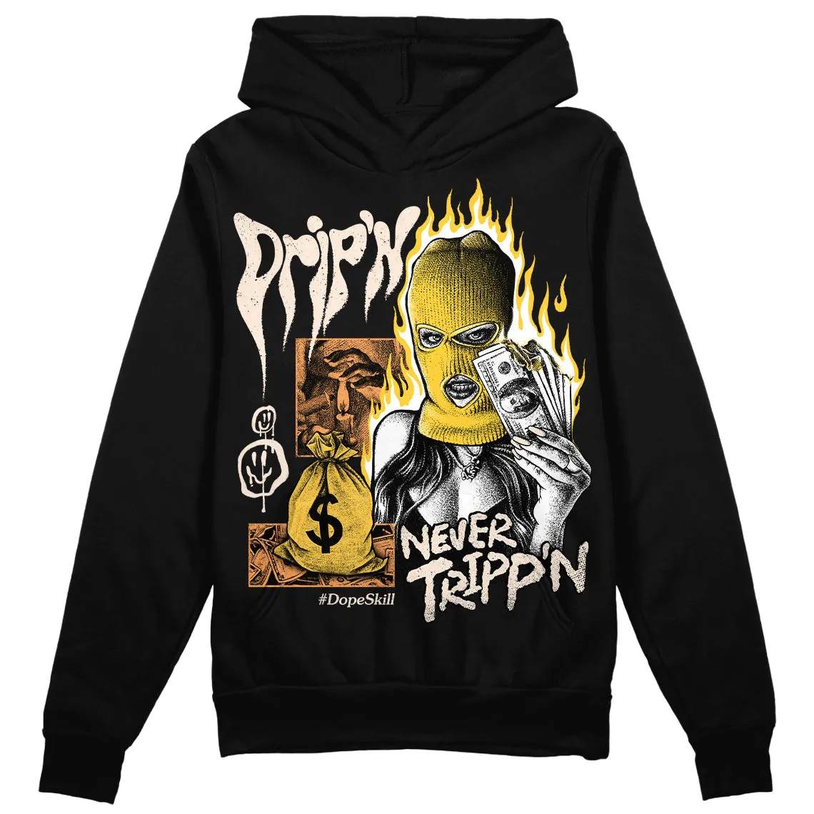 Sail 4s DopeSkill Hoodie Sweatshirt Drip'n Never Tripp'n Graphic sold by DopeSkill