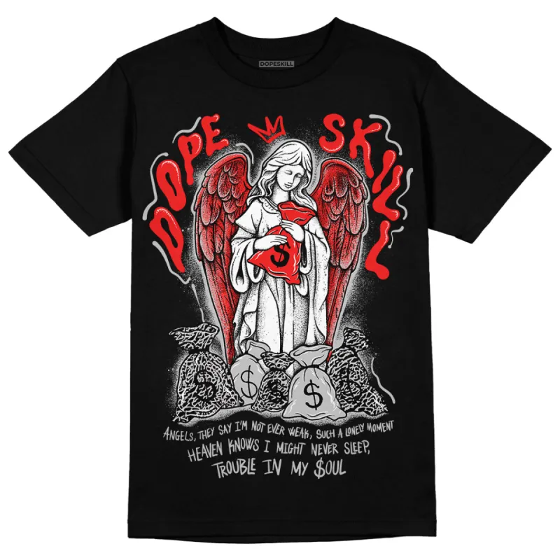 AJ Spizike Bred DopeSkill T-Shirt Angels Graphic sold by DopeSkill