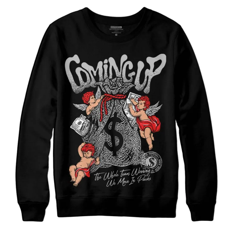 AJ Spizike Bred DopeSkill Sweatshirt Money Bag Coming Up Graphic sold by DopeSkill