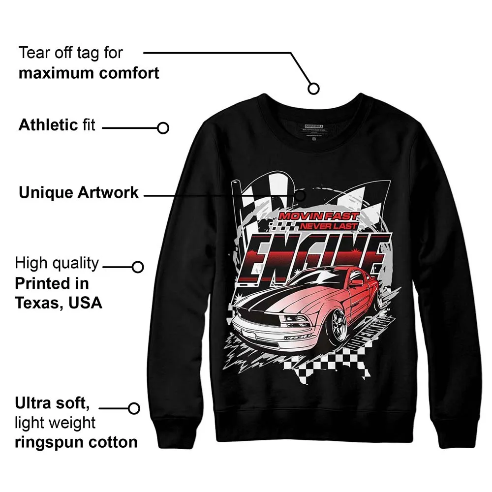 AJ Spizike Bred DopeSkill Sweatshirt ENGINE Tshirt Graphic sold by DopeSkill product image thumbnail 3