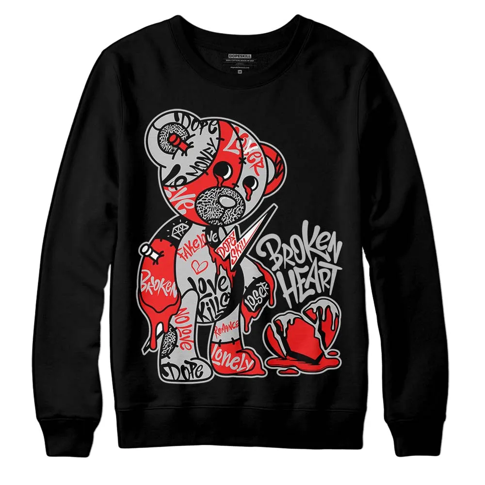 AJ Spizike Bred DopeSkill Sweatshirt Broken Heart Graphic sold by DopeSkill