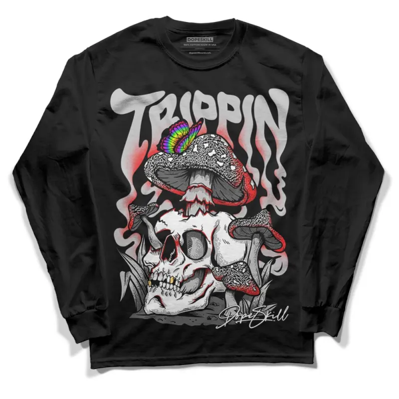AJ Spizike Bred DopeSkill Long Sleeve T-Shirt Trippin Graphic sold by DopeSkill