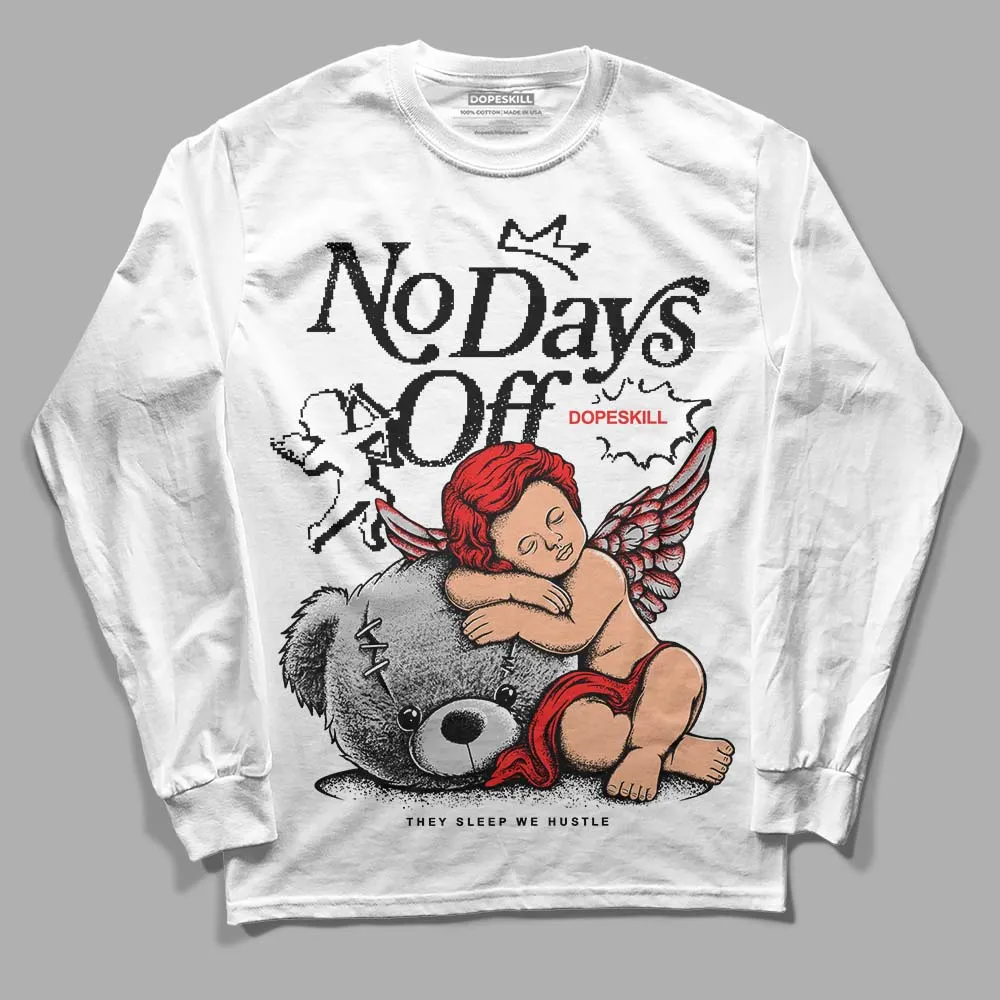 AJ Spizike Bred DopeSkill Long Sleeve T-Shirt New No Days Off Graphic sold by DopeSkill product image thumbnail 2