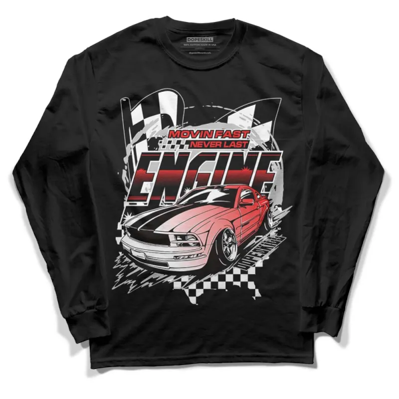 AJ Spizike Bred DopeSkill Long Sleeve T-Shirt ENGINE Tshirt Graphic sold by DopeSkill